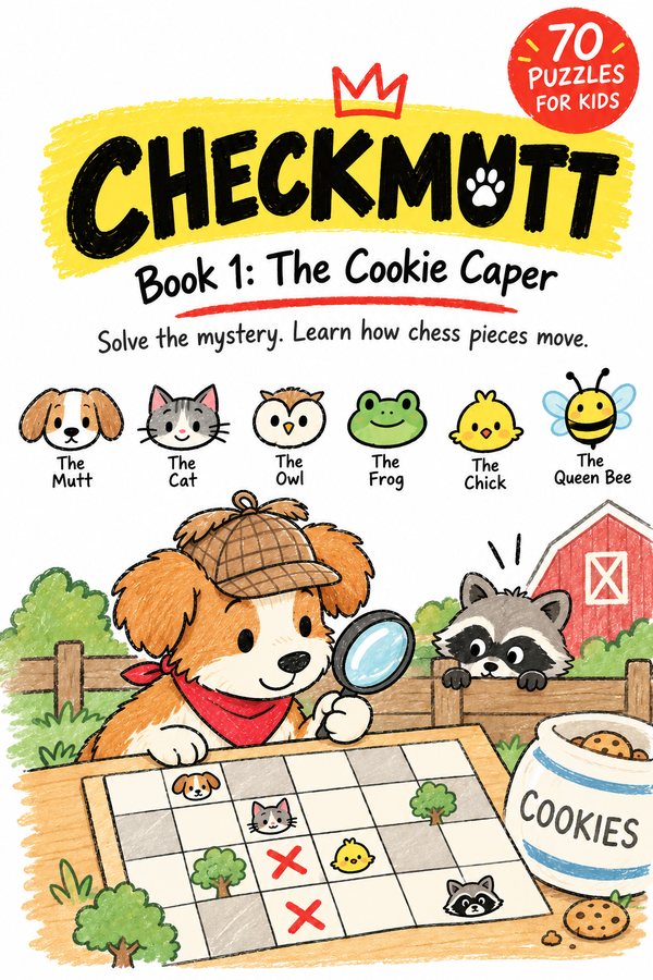 Cover of Checkmutt Book 1: The Cookie Caper